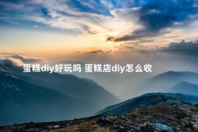 蛋糕diy好玩吗 蛋糕店diy怎么收费